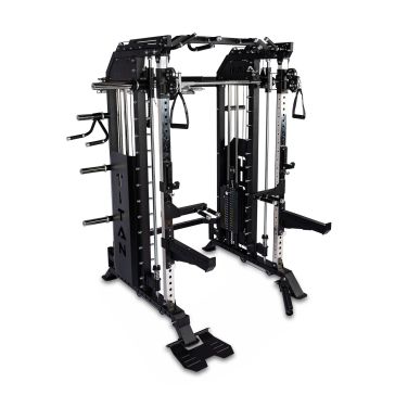 Body Power TITAN MFT Elite - Multi-Functional Trainer with Counterbalanced Smith and Half Rack