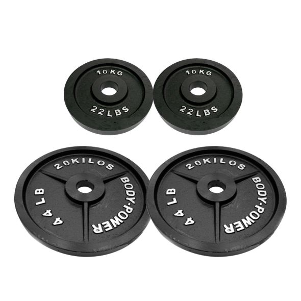 Body Power 60Kg Olympic Weight Plate Set