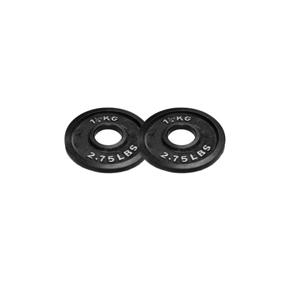 Body Power 1.25Kg Machined Cast Iron Olympic Weight Plates (x2)
