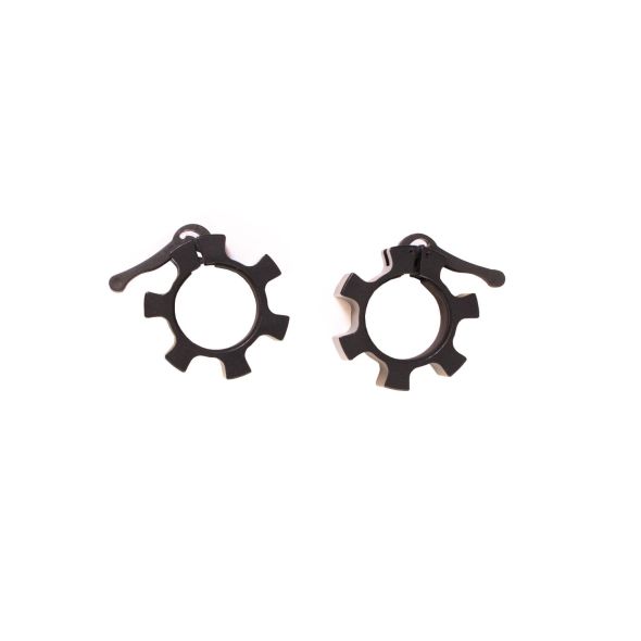 Body Power Aluminium Quick Release Olympic Collars - Black (Pair)