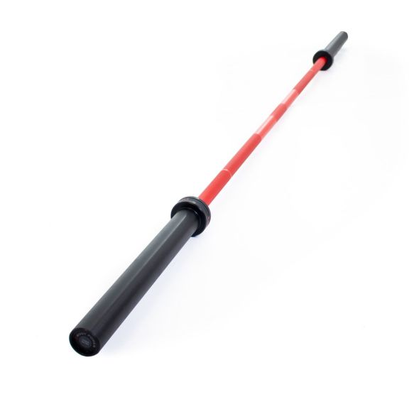Body Power 7' Prestige Plus Olympic Bar - Red Edition (28mm Grip)