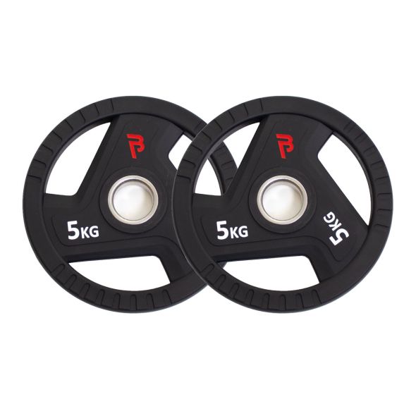 Body Power 5Kg Urethane Olympic Discs (x2)