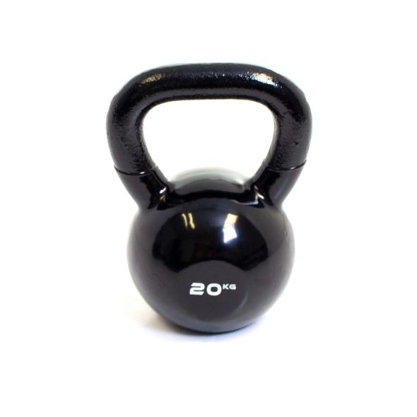 Body Power 20kg Vinyl Coated Kettlebell