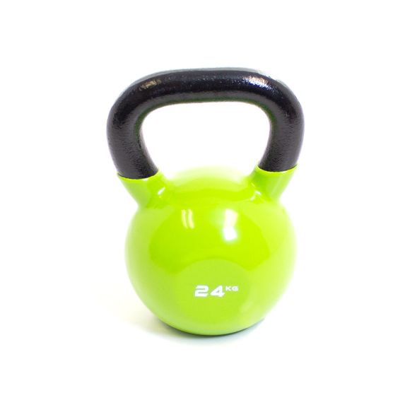 Body Power 24kg Vinyl Coated Kettlebell