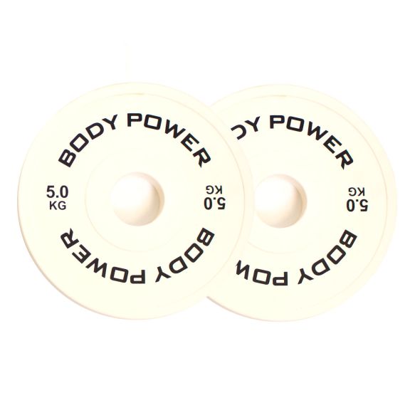 Body Power 5Kg Coloured Fractional Olympic Disc (x2)