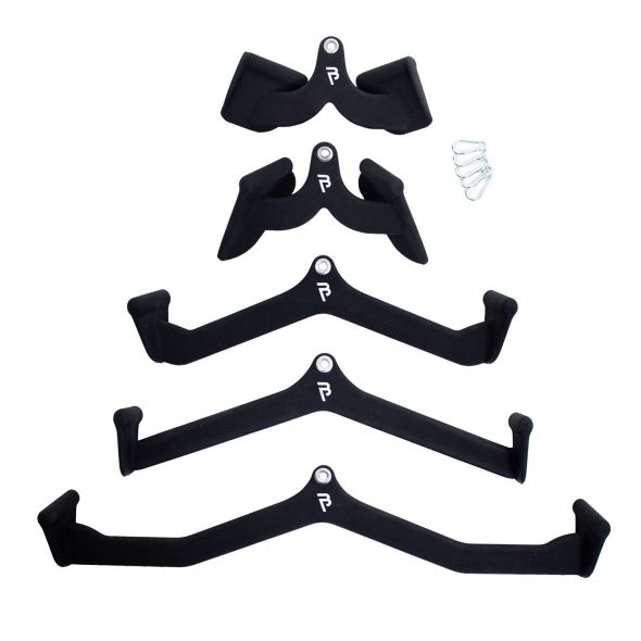 Body Power Pro Grip Kit 5 Piece Cable Attachment Set