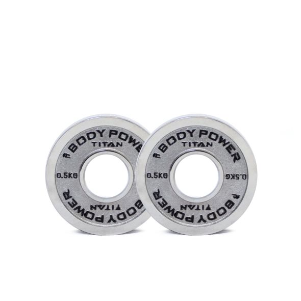 Body Power TITAN Calibrated Cast Iron Olympic Plate 0.5kg (x2)