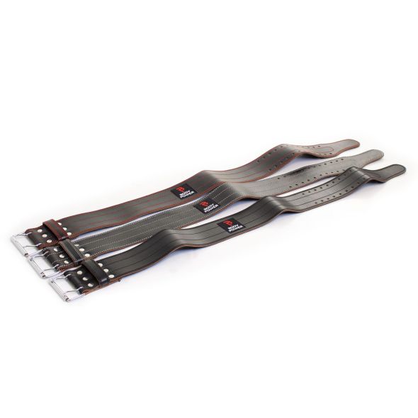 Body Power Leather Powerlifting Belt