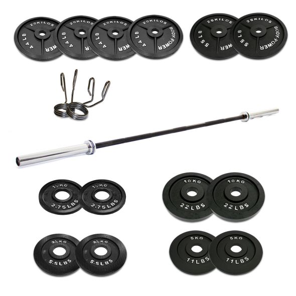 Body Power 187.5kg Olympic Weight Set