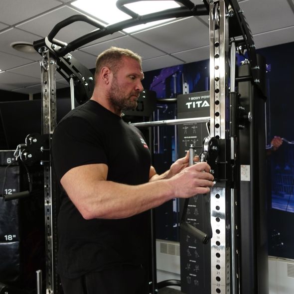 Body Power TITAN CX1 Wall-Mounted Multi-Functional Trainer