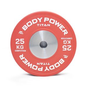 Body Power TITAN Competition Bumper Plate 25kg (x1)