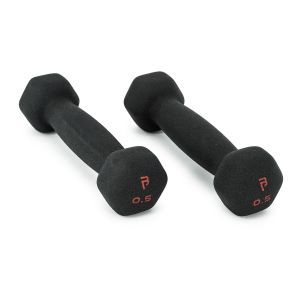Body Power 0.5Kg Neoprene Hex Dumbbells (x2)