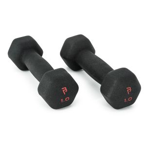 Body Power 1Kg Neoprene Hex Dumbbells (x2)