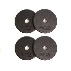 Body Power 2.5Kg Pro-Style Standard Weight Plates (x4)