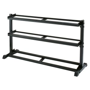 Body Power 3 Tier Horizontal Dumbbell Rack