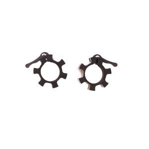 Body Power Aluminium Quick Release Olympic Collars - Black (Pair)