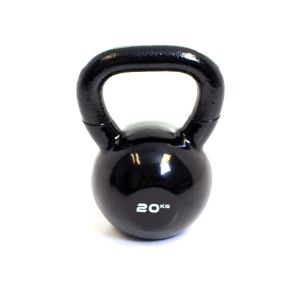 Body Power 20kg Vinyl Coated Kettlebell