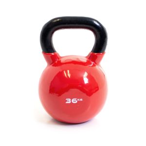 Body Power 36kg Vinyl Coated Kettlebell