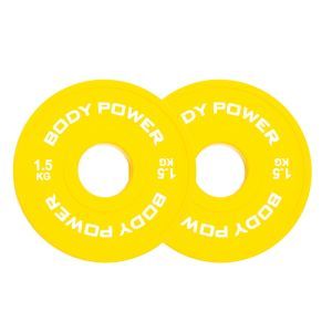 Body Power 1.5Kg Coloured Fractional Olympic Disc (x2)