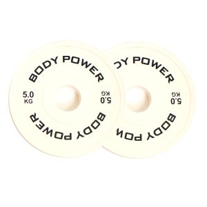 Body Power 5Kg Coloured Fractional Olympic Disc (x2)