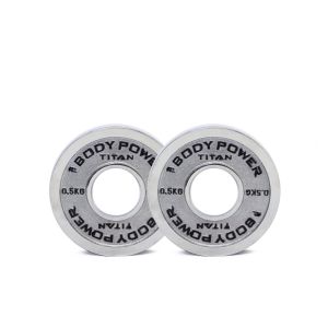 Body Power TITAN Calibrated Cast Iron Olympic Plate 0.5kg (x2)