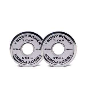 Body Power TITAN Calibrated Cast Iron Olympic Plate 1.25kg (x2)