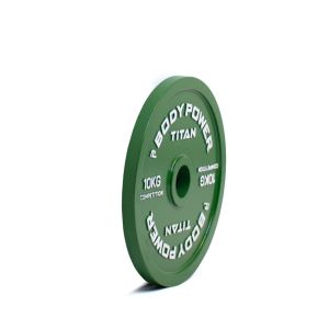Body Power TITAN Calibrated Cast Iron Olympic Plate 10kg (x2)