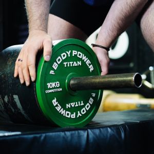 Body Power TITAN Calibrated Cast Iron Olympic Plate 10kg (x2)