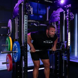 Body Power TITAN MFT Elite - Multi-Functional Trainer with Counterbalanced Smith and Half Rack