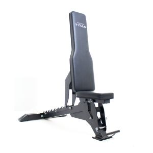 Body Power TITAN MFT Elite - Multi-Functional Trainer with Counterbalanced Smith and Half Rack, 170kg Rubber Crumb Olympic Bumper Plate and Bar Set and F2I V2 Bench