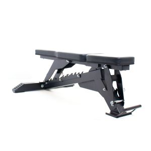 Body Power TITAN MFT Elite - Multi-Functional Trainer with Counterbalanced Smith and Half Rack, 170kg Rubber Crumb Olympic Bumper Plate and Bar Set and F2I V2 Bench