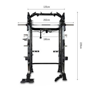 Body Power TITAN MFT Elite - Multi-Functional Trainer with Counterbalanced Smith and Half Rack