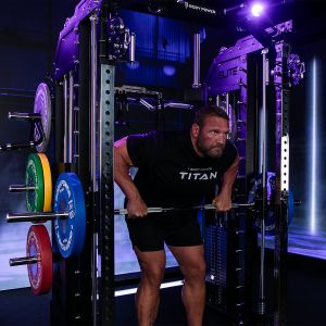 Body Power TITAN MFT Elite - Multi-Functional Trainer with Counterbalanced Smith and Half Rack