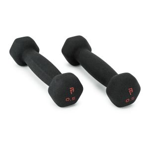 Body Power 0.5Kg Neoprene Hex Dumbbells (x2)