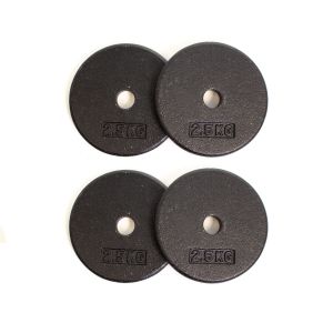 Body Power 2.5Kg Pro-Style Standard Weight Plates (x4)