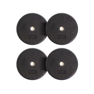 Body Power 5Kg Pro-Style Standard Weight Plates (x4)