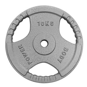 Body Power 10Kg Standard Tri Grip Weight Plates (x2)