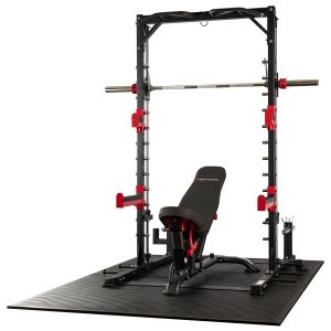 Body Power Smith Half Rack with Bench