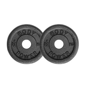 Body Power 1.25Kg Cast Iron Standard Weight Plates (x2)