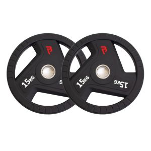 Body Power 15Kg Urethane Olympic Discs (x2)