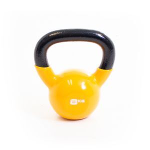 Body Power 8kg Vinyl Coated Kettlebell