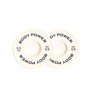 Body Power 0.5Kg Coloured Fractional Olympic Disc (x2)