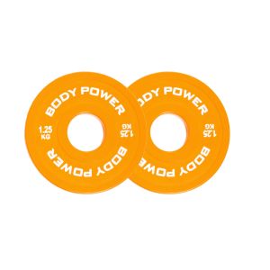 Body Power 1.25Kg Coloured Fractional Olympic Disc (x2)