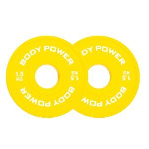 Body Power 1.5Kg Coloured Fractional Olympic Disc (x2)