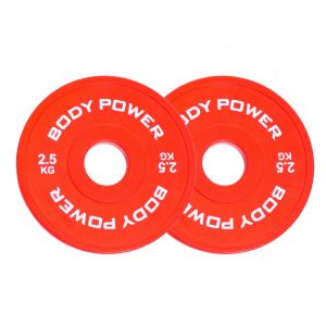 Body Power 2.5Kg Coloured Fractional Olympic Disc (x2)
