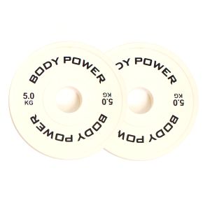 Body Power 5Kg Coloured Fractional Olympic Disc (x2)