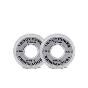 Body Power TITAN Calibrated Cast Iron Olympic Plate 0.5kg (x2)