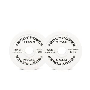 Body Power TITAN Calibrated Cast Iron Olympic Plate 5kg (x2)