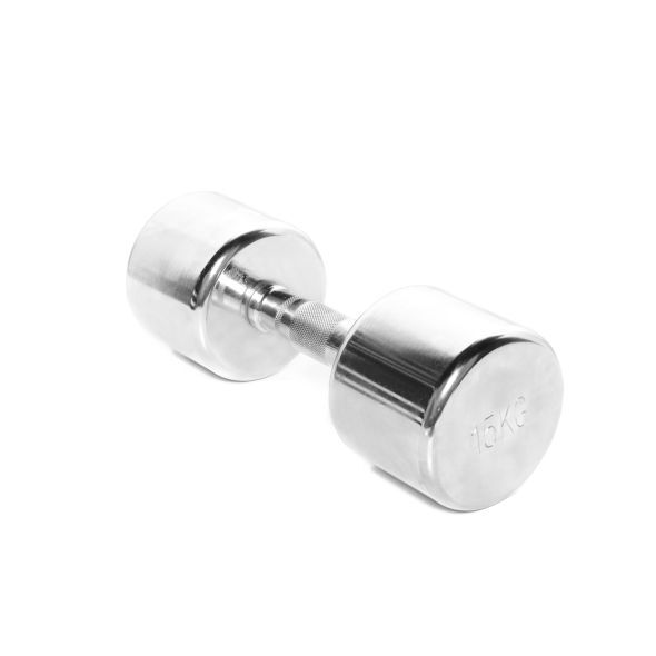 Body Power 15Kg Ergo Chrome Dumbbells (x2)