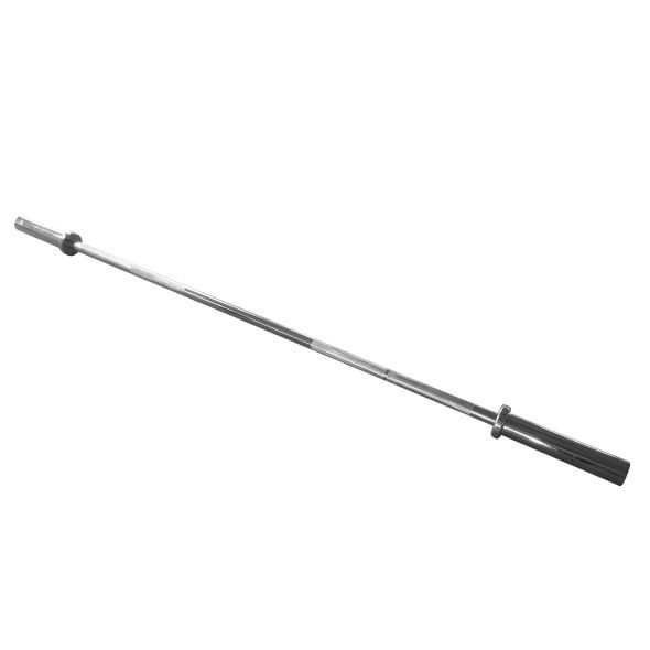 Body Power 6ft Olympic Bar - Chrome - Fits Olympic Width Equipment - 220kg Rated